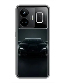 Чохол для Realme GT3 з картинкою «Чорний Lamborghini Aventador» Чохол для Realme GT3 з картинкою «Чорний Lamborghini Aventador»