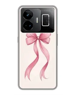 Чехол для Realme GT3 с картинкой «Розовый бант»