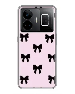 Чохол для Realme GT3 з картинкою «Чорні банти Coquette» Чохол для Realme GT3 з картинкою «Чорні банти Coquette»