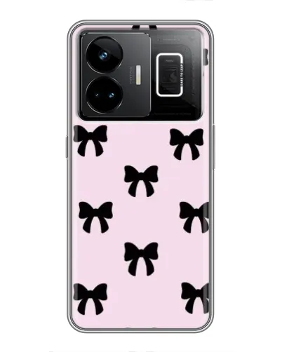 Чохол для Realme GT3 з картинкою «Чорні банти Coquette» Чохол для Realme GT3 з картинкою «Чорні банти Coquette»