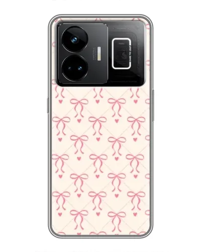 Чохол для Realme GT3 з картинкою «Рожеві бантики Coquette» Чохол для Realme GT3 з картинкою «Рожеві бантики Coquette»