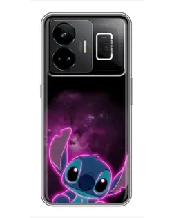 Чехол для Realme GT3 с картинкой «Неоновый Stitch»