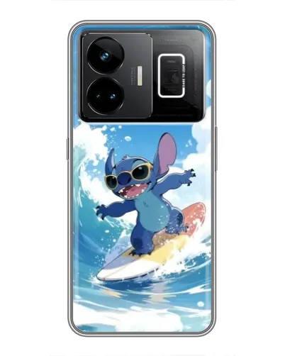 Чехол для Realme GT3 с картинкой «Стич на волне»