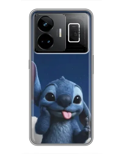 Чехол для Realme GT3 с картинкой «Стич в облаках»