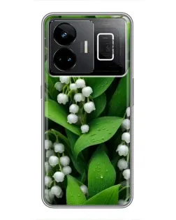 Чохол для Realme GT3 з картинкою «Конвалії в зелені»