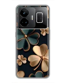Чохол для Realme GT3 з картинкою «Конюшина в золоті»