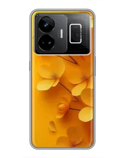 Чохол для Realme GT3 з картинкою «Золоті пелюстки»