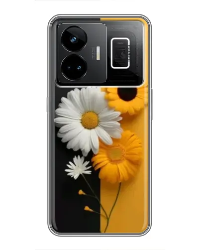 Чохол для Realme GT3 з картинкою «Соняшник та ромашка»