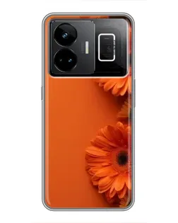 Чохол для Realme GT3 з картинкою «Помаранчеві гербери»
