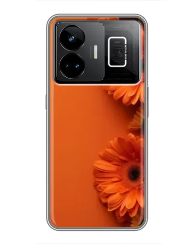 Чохол для Realme GT3 з картинкою «Помаранчеві гербери»