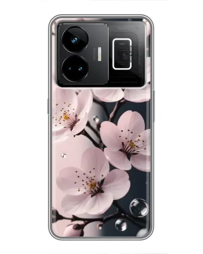 Чехол для Realme GT3 с картинкой «Нежная сакура и капли» Чехол для Realme GT3 с картинкой «Нежная сакура и капли»