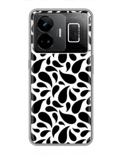Чехол для Realme GT3 с картинкой «Контрастные черные капли» Чехол для Realme GT3 с картинкой «Контрастные черные капли»