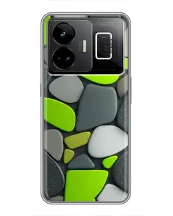 Чехол для Realme GT3 с картинкой «Яркая неоновая галька» Чехол для Realme GT3 с картинкой «Яркая неоновая галька»