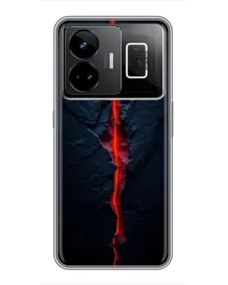 Чехол для Realme GT3 с картинкой «Kрасная лавовая трещина» Чехол для Realme GT3 с картинкой «Kрасная лавовая трещина»