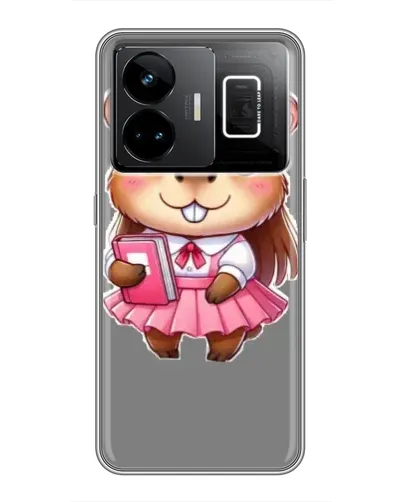 Чехол для Realme GT3 с картинкой «Девочка капибара» Чехол для Realme GT3 с картинкой «Девочка капибара»