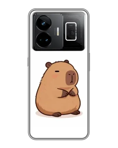 Чехол для Realme GT3 с картинкой «Толстенькая капибара» Чехол для Realme GT3 с картинкой «Толстенькая капибара»