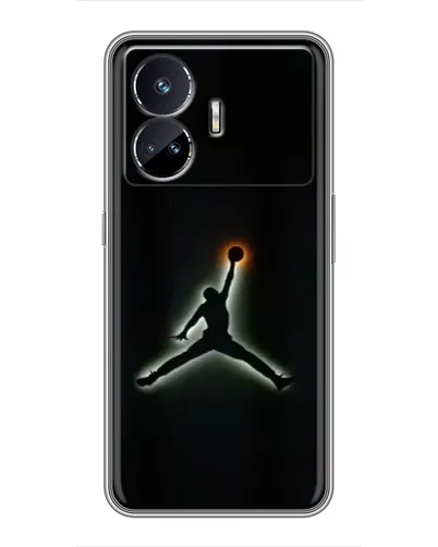 Чехол для Realme GT5 с картинкой «Jordan Gradient Logo» Чехол для Realme GT5 с картинкой «Jordan Gradient Logo»