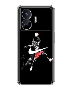 Чехол для Realme GT5 с картинкой «Jordan Jumpman»