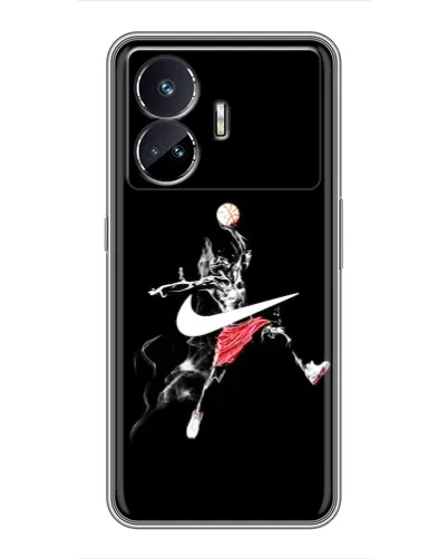 Чехол для Realme GT5 с картинкой «Jordan Jumpman» Чехол для Realme GT5 с картинкой «Jordan Jumpman»