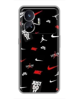 Чехол для Realme GT5 с картинкой «Nike Mix Pattern»