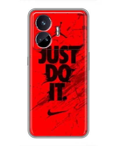 Чехол для Realme GT5 с картинкой «Nike Just Do It» Чехол для Realme GT5 с картинкой «Nike Just Do It»