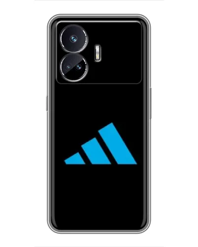 Чехол для Realme GT5 с картинкой «Adidas Cyan Logo» Чехол для Realme GT5 с картинкой «Adidas Cyan Logo»