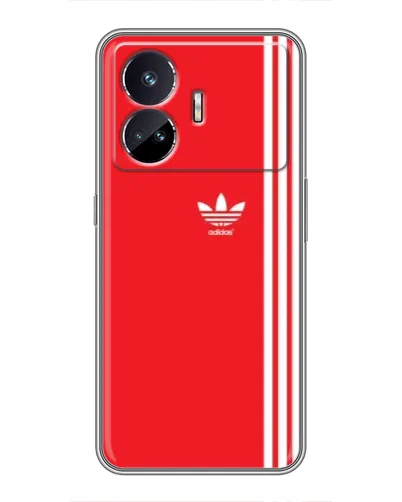 Чехол для Realme GT5 с картинкой «Красный минимализм Adidas» Чехол для Realme GT5 с картинкой «Красный минимализм Adidas»