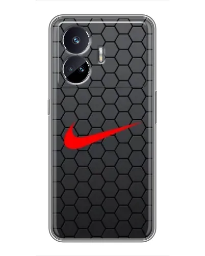 Чехол для Realme GT5 с картинкой «Nike — карбоновая сетка» Чехол для Realme GT5 с картинкой «Nike — карбоновая сетка»