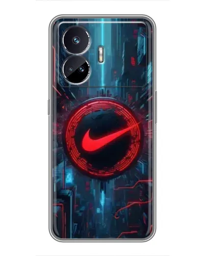 Чехол для Realme GT5 с картинкой «Техногенный стиль Nike» Чехол для Realme GT5 с картинкой «Техногенный стиль Nike»