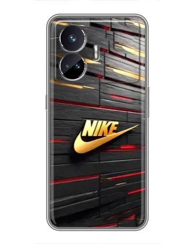 Чехол для Realme GT5 с картинкой «Золотой Nike на металле» Чехол для Realme GT5 с картинкой «Золотой Nike на металле»