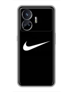 Чехол для Realme GT5 с картинкой «Минималистический Найк»