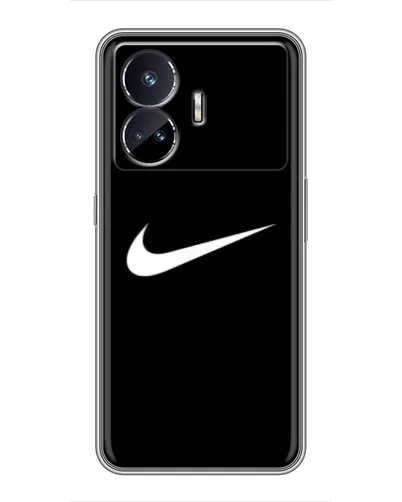 Чехол для Realme GT5 с картинкой «Минималистический Найк» Чехол для Realme GT5 с картинкой «Минималистический Найк»