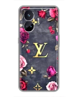 Чехол для Realme GT5 с картинкой «Цветочный Louis Vuitton» Чехол для Realme GT5 с картинкой «Цветочный Louis Vuitton»
