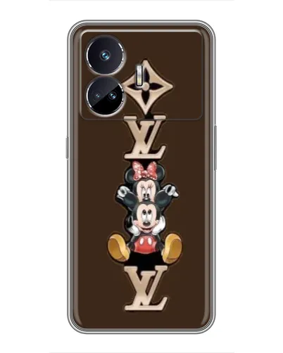 Чехол для Realme GT5 с картинкой «LV и Микки Маус» Чехол для Realme GT5 с картинкой «LV и Микки Маус»