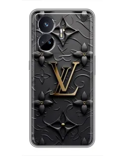 Чехол для Realme GT5 с картинкой «Кожаная текстура LV» Чехол для Realme GT5 с картинкой «Кожаная текстура LV»