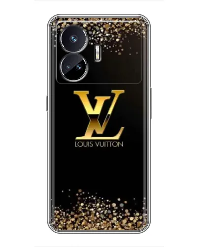 Чехол для Realme GT5 с картинкой «LV — золотые искры» Чехол для Realme GT5 с картинкой «LV — золотые искры»