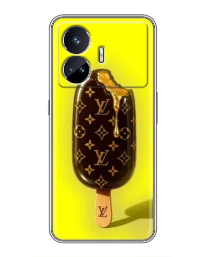 Чехол для Realme GT5 с картинкой «Мороженое от LV» Чехол для Realme GT5 с картинкой «Мороженое от LV»