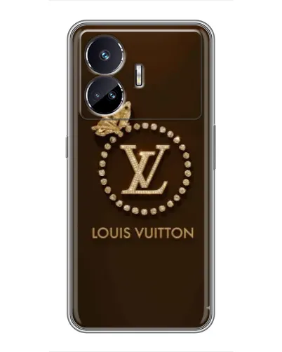 Чехол для Realme GT5 с картинкой «LV — золотая печать» Чехол для Realme GT5 с картинкой «LV — золотая печать»