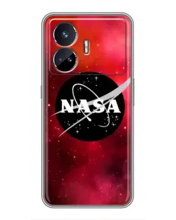Чехол для Realme GT5 с картинкой «NASA — красная туманность»