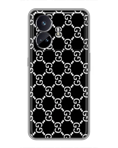 Чехол для Realme GT5 с картинкой «Gucci — сетчатый паттерн»
