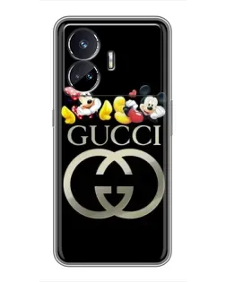 Чехол для Realme GT5 с картинкой «Gucci — герои Disney» Чехол для Realme GT5 с картинкой «Gucci — герои Disney»