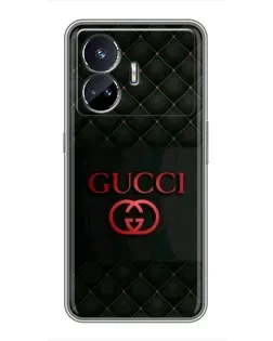 Чехол для Realme GT5 с картинкой «Gucci — стеганый черный» Чехол для Realme GT5 с картинкой «Gucci — стеганый черный»
