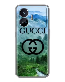 Чехол для Realme GT5 с картинкой «Gucci — горный пейзаж» Чехол для Realme GT5 с картинкой «Gucci — горный пейзаж»