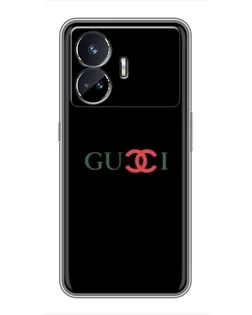 Чехол для Realme GT5 с картинкой «Gucci — красный градиент» Чехол для Realme GT5 с картинкой «Gucci — красный градиент»