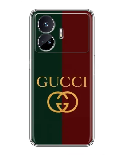 Чехол для Realme GT5 с картинкой «Gucci — темно-зеленый градиент» Чехол для Realme GT5 с картинкой «Gucci — темно-зеленый градиент»
