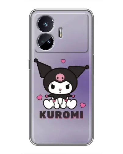 Чехол для Realme GT5 с картинкой «Kuromi — фиолетовый арт» Чехол для Realme GT5 с картинкой «Kuromi — фиолетовый арт»