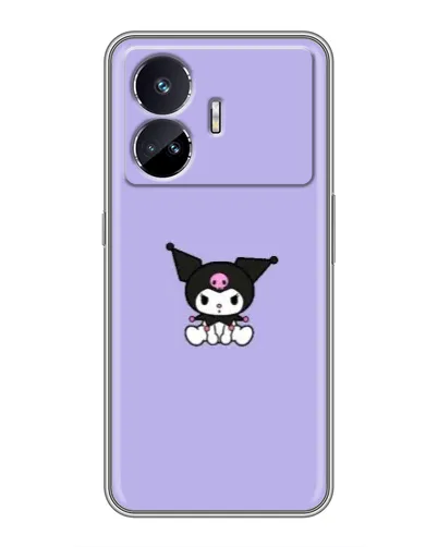 Чехол для Realme GT5 с картинкой «Kuromi — фиолетовый минимализм» Чехол для Realme GT5 с картинкой «Kuromi — фиолетовый минимализм»