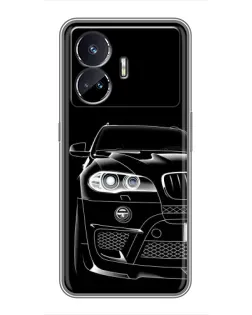 Чохол для Realme GT5 з картинкою «Темний силует BMW»
