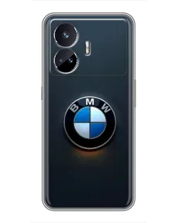 Чохол для Realme GT5 з картинкою «Логотип BMW — мінімалізм»