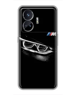 Чехол для Realme GT5 с картинкой «BMW — взгляд тигра»